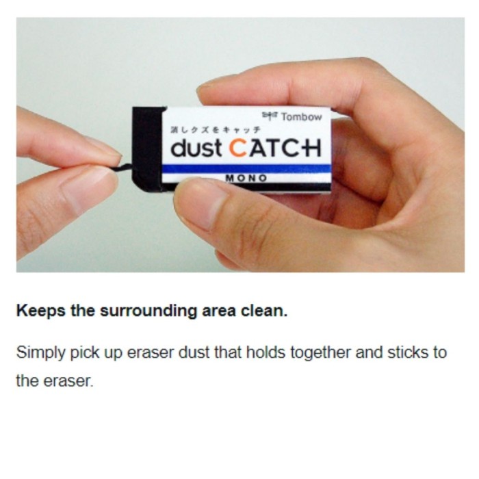 

Hari Ini Penghapus / Eraser Tombow Mono Dust Catch Black Berkualitas