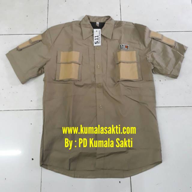 Kemeja Tactical 511 Krem Pendek-Topi Tactical-Kaos Tactical-Sepatu Tactical-Celana Tactical-Sarung