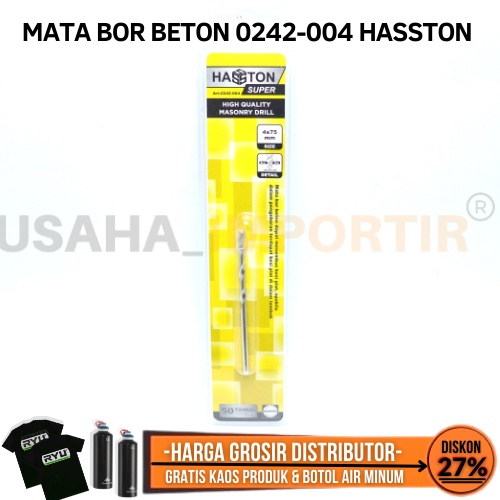 Mata Bor Beton Hasston Original Mata Bor Beton Pendek Tembus Plat Mata Bor Beton Hasston Prohex Mata