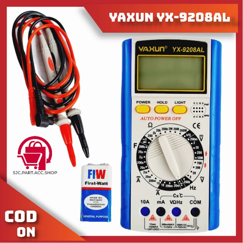 Multitester Digital Yaxun YX9208AL