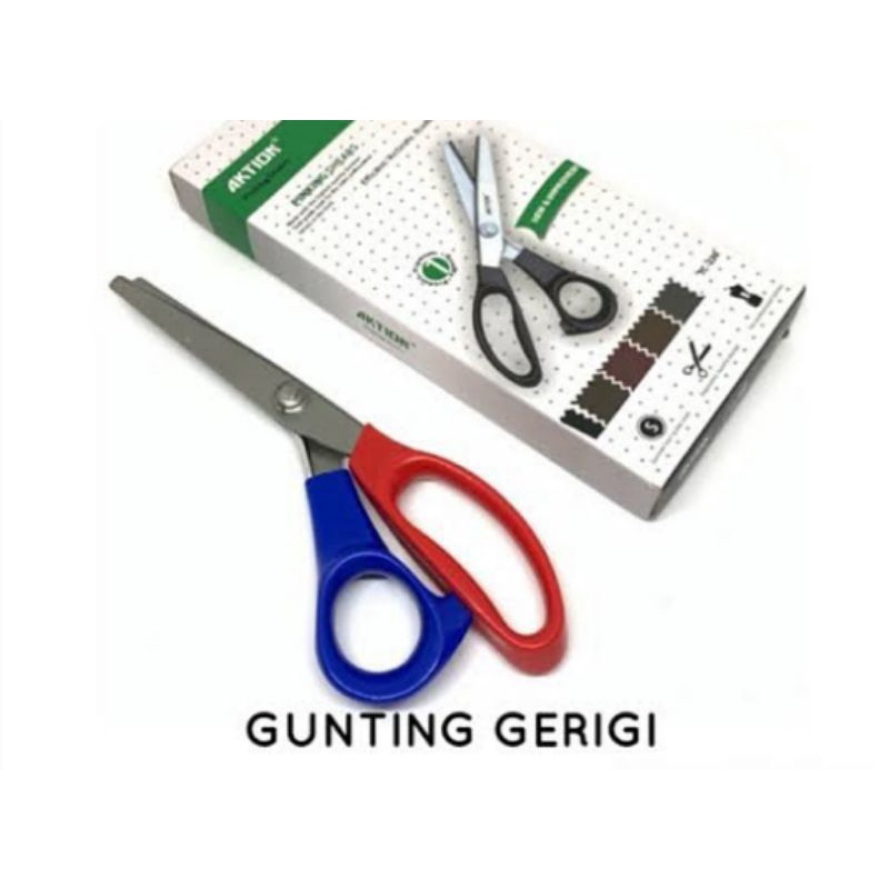 

gunting zigzag merek Aktion