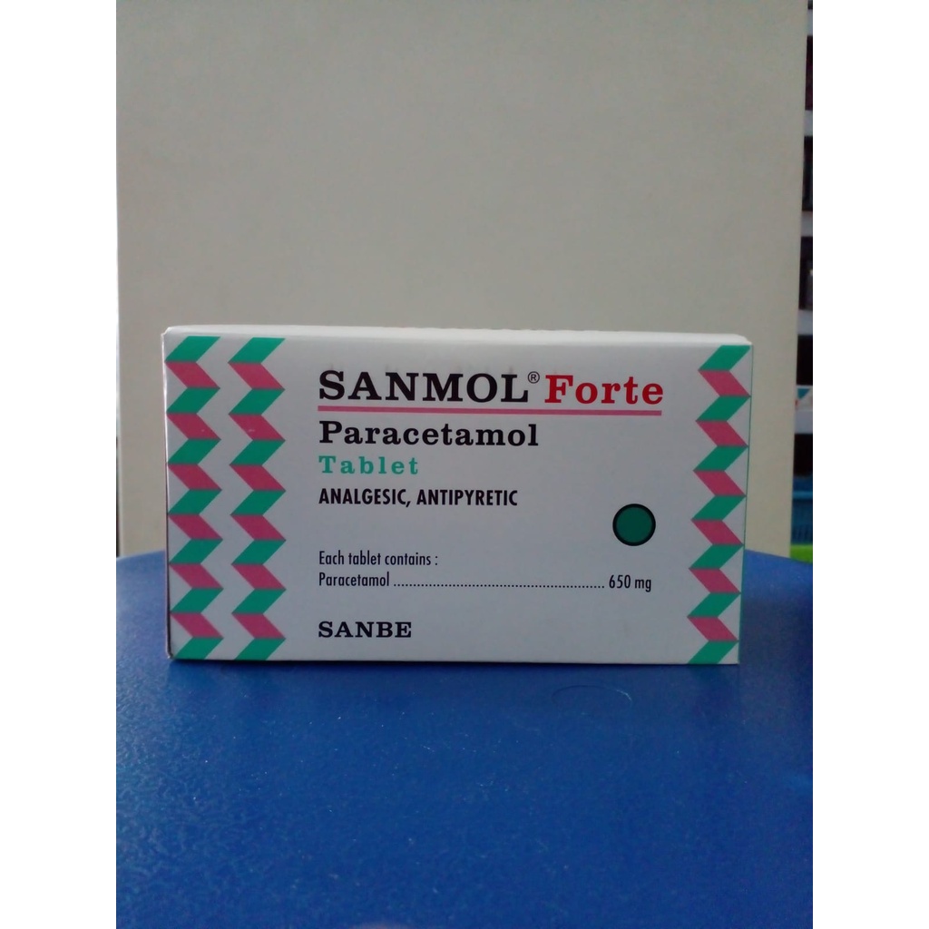 Sanmol Forte Tablet (1 Box = 25 Strip = 100 pcs)
