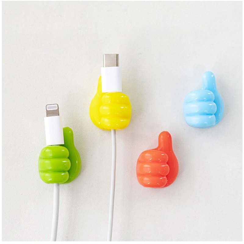 Klip Holder Kabel USB Bahan Silikon Untuk Mouse Dan Headphone