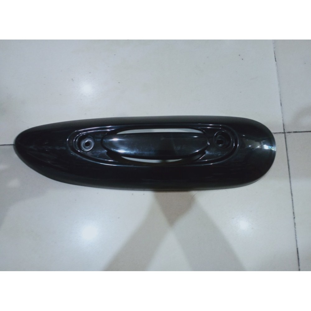 Cover Knalpot Scoopy FI Hitam/2013-2016 (Tutup/Pelindung Knalpot)