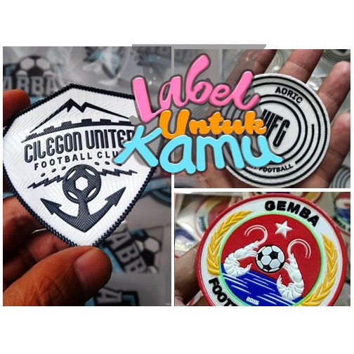 LABEL KARET PATCH RUBBER CUSTOM BERPEREKAT - TEMPELAN AKSESSORIS BAJU