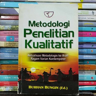 Buku Original Metodologi Penelitian Kualitatif Burhan Bungin Shopee Indonesia