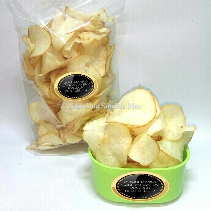 SINGKONG ASIN 250gr / KERIPIK SINGKONG ASIN / SINGKONG GURIH / SINGKONG RENYAH