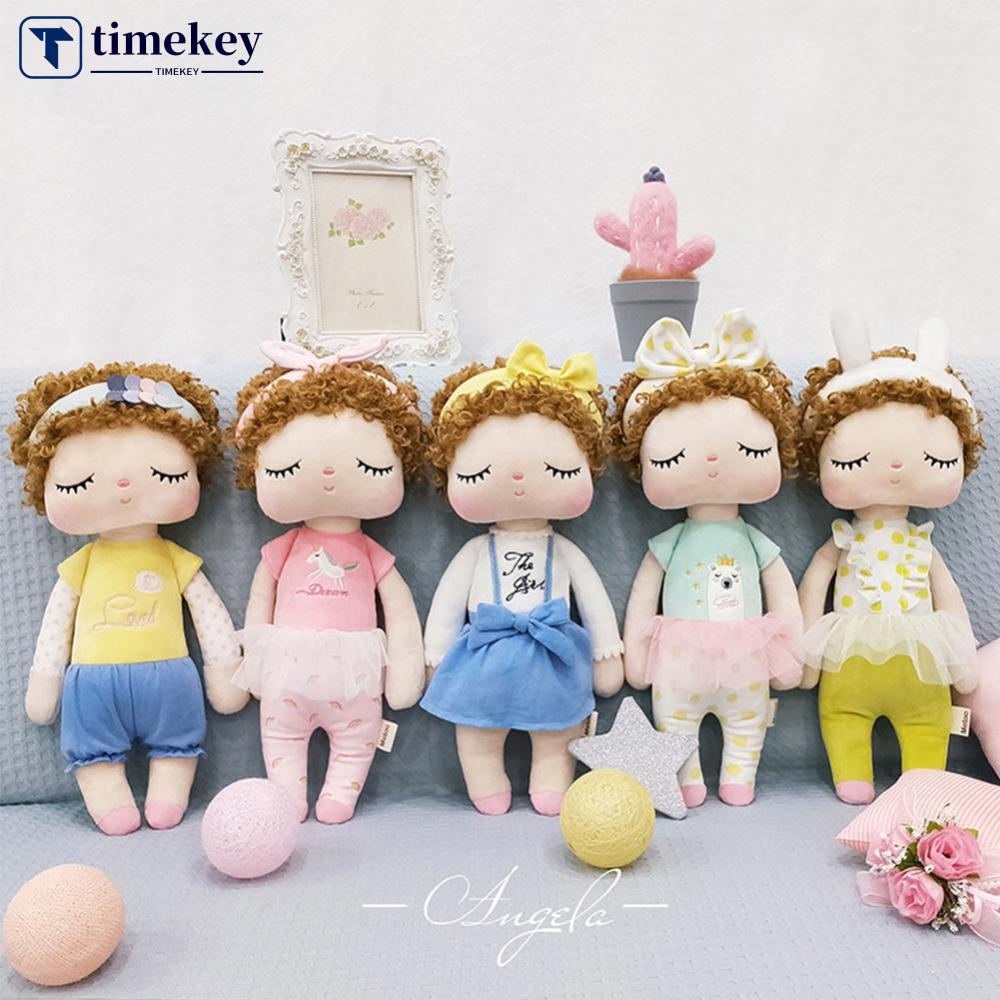 Timekey Metoo Mainan Boneka Angela Doll 2020 Bahan Plush Untuk Hadiah Ulang Tahun Anak F6M3