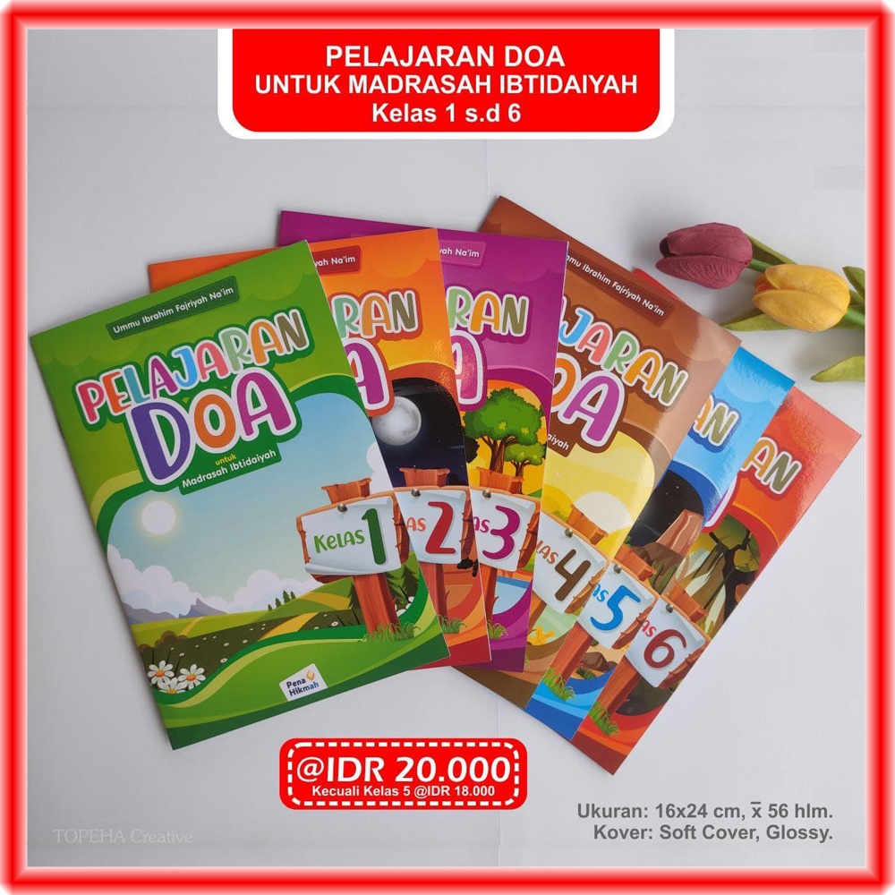 Buku Pelajaran Doa Kelas 1 2 3 4 5 6 Modul Doa SD MI Pena Hikmah