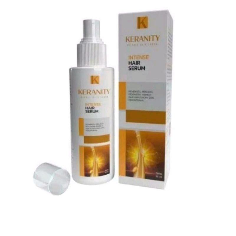 Serum KERANITY Asli BPOM Hair Obat Penumbuh Rambut Kering Botak Rontok Vitamin Original Cair Oles