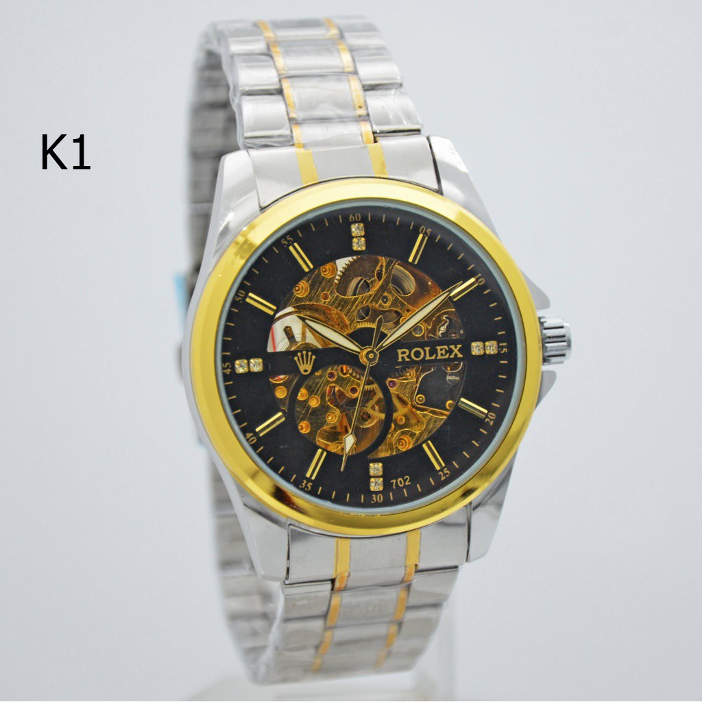 JAM TANGAN PRIA ROLEX MATIC SERI KOMBINASI