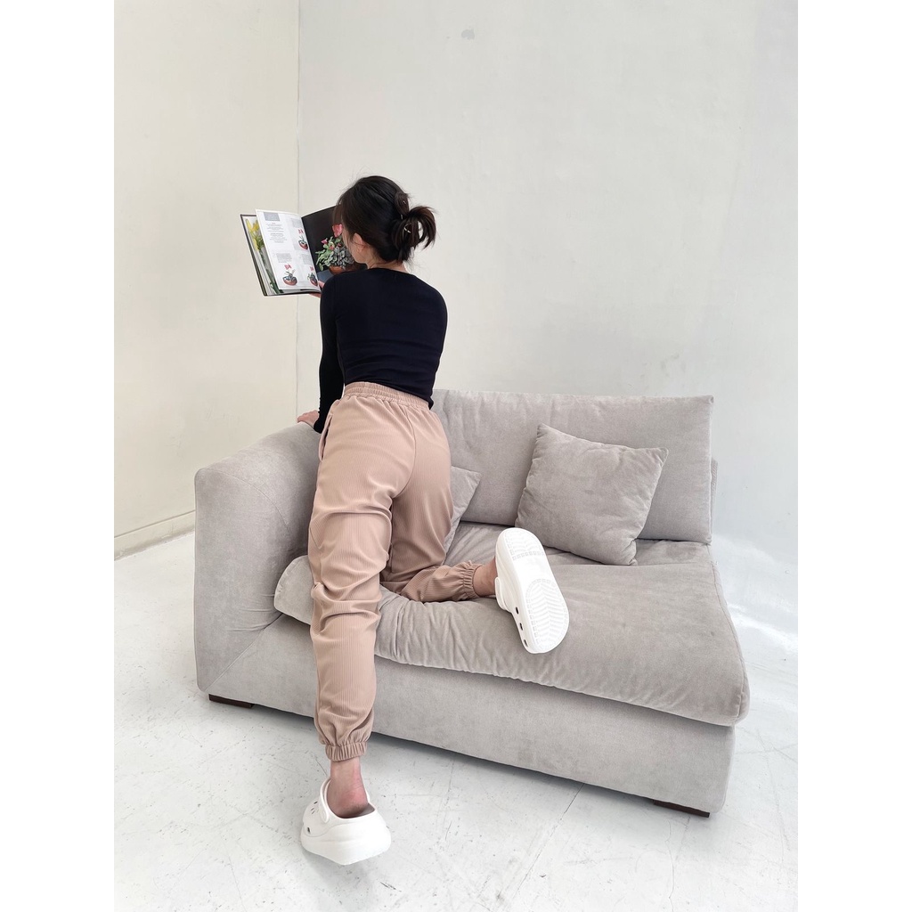 Gerina Jogger Pants / Celana Knit / Jogger Pants / Celana Panjang Jogger / Baggy Pants / Knit Pants