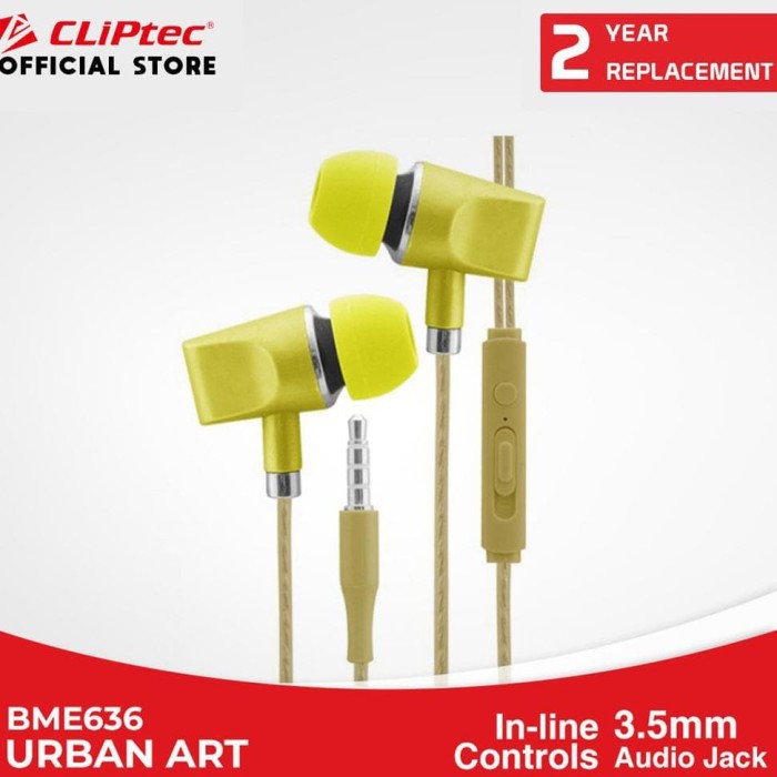 EarPhone Cliptec BME636 URBAN ART With Microphone headset