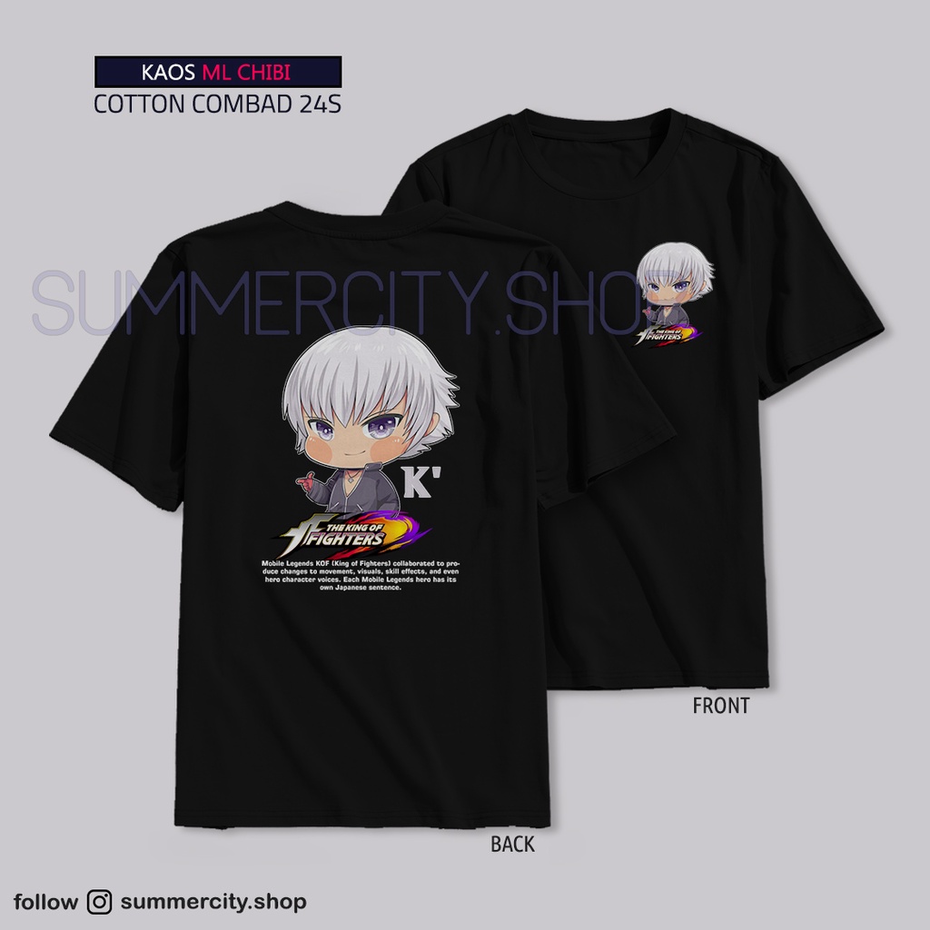 Kaos Mobile Legend KOF / Kaos Mobile Legend Chibi / Kaos Streetwear