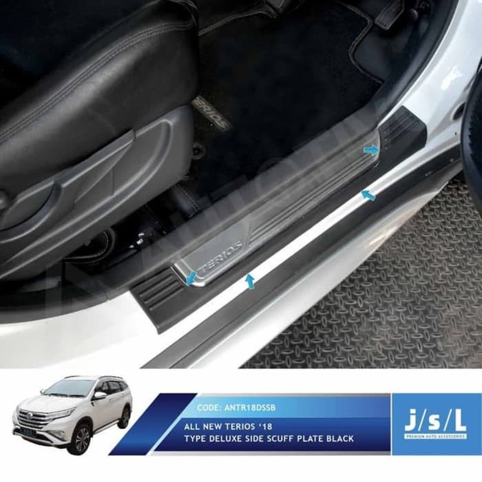 JSL Sillplate Samping All New Terios 2018 Tipe R Deluxe