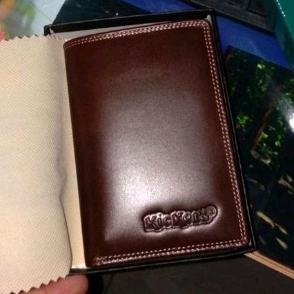 DOMPET KULIT ASLI PRIA  3/4 EMBOS KICKERS (FULL KULIT LUAR DAN DALAM )