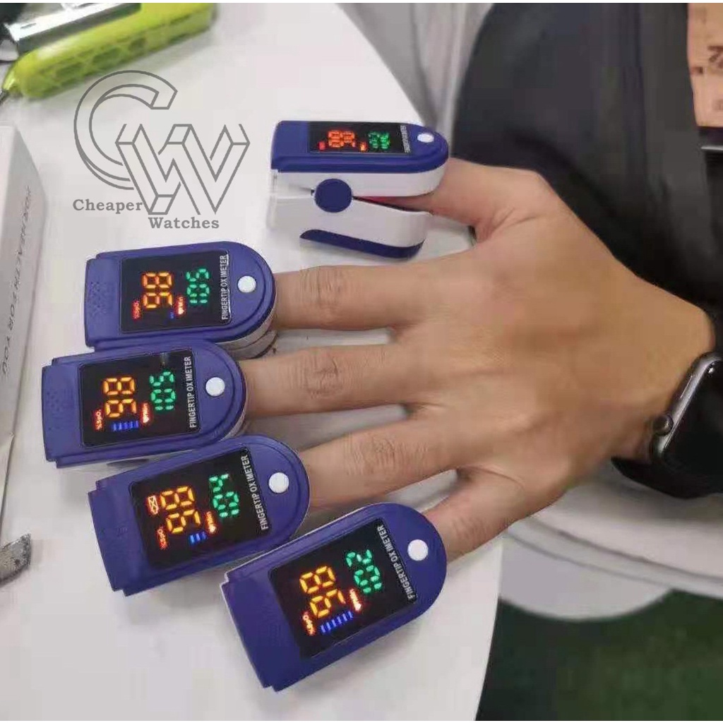 Cheaper-Oximeter Fingertip Pulse Oximeter Oksimeter Fingertrip Pulse Alat Ukur Kadar Oksigen Pengukur Detak