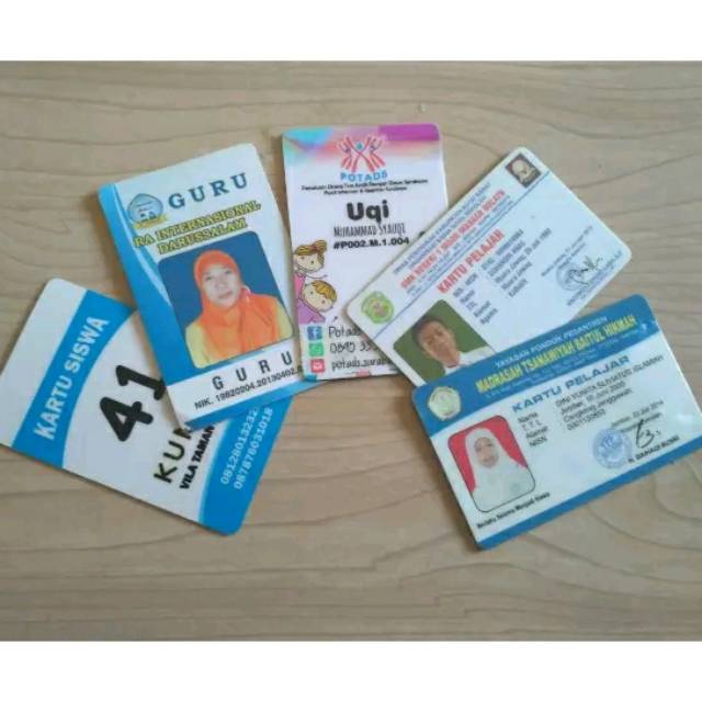 

ID card, Kartu Pelajar, Kartu Siswa, Kartu Mahasiswa, Kartu Santri, Kartu Member