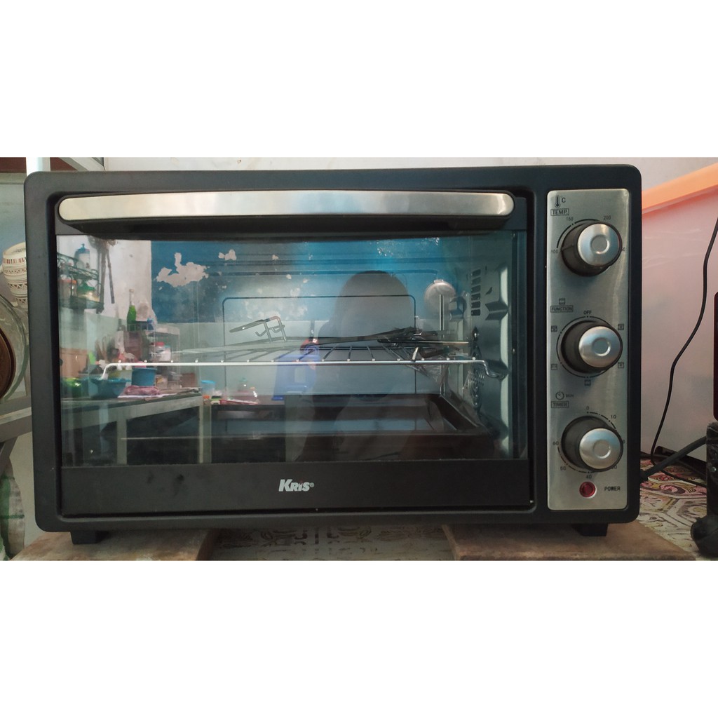 Kris Oven Toaster 32 Ltr - Hitam, Kapasitas Besar untuk Memasak Lezat