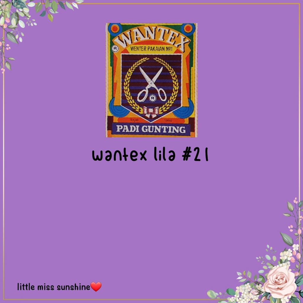 WANTEX WARNA LILA 21 Wenter Padi Gunting Pewarna Tie Dye Baju Sumbo Sumba Kain Cotton Satuan Ecer Grosir Jumputan Ikat Art Celup Wantek Pakaian Warna Baru Murah Bagus Kualitas DYE TIE Baik Quality Malang Lancar Grosir Warna Pakaian Pewarna Wenter