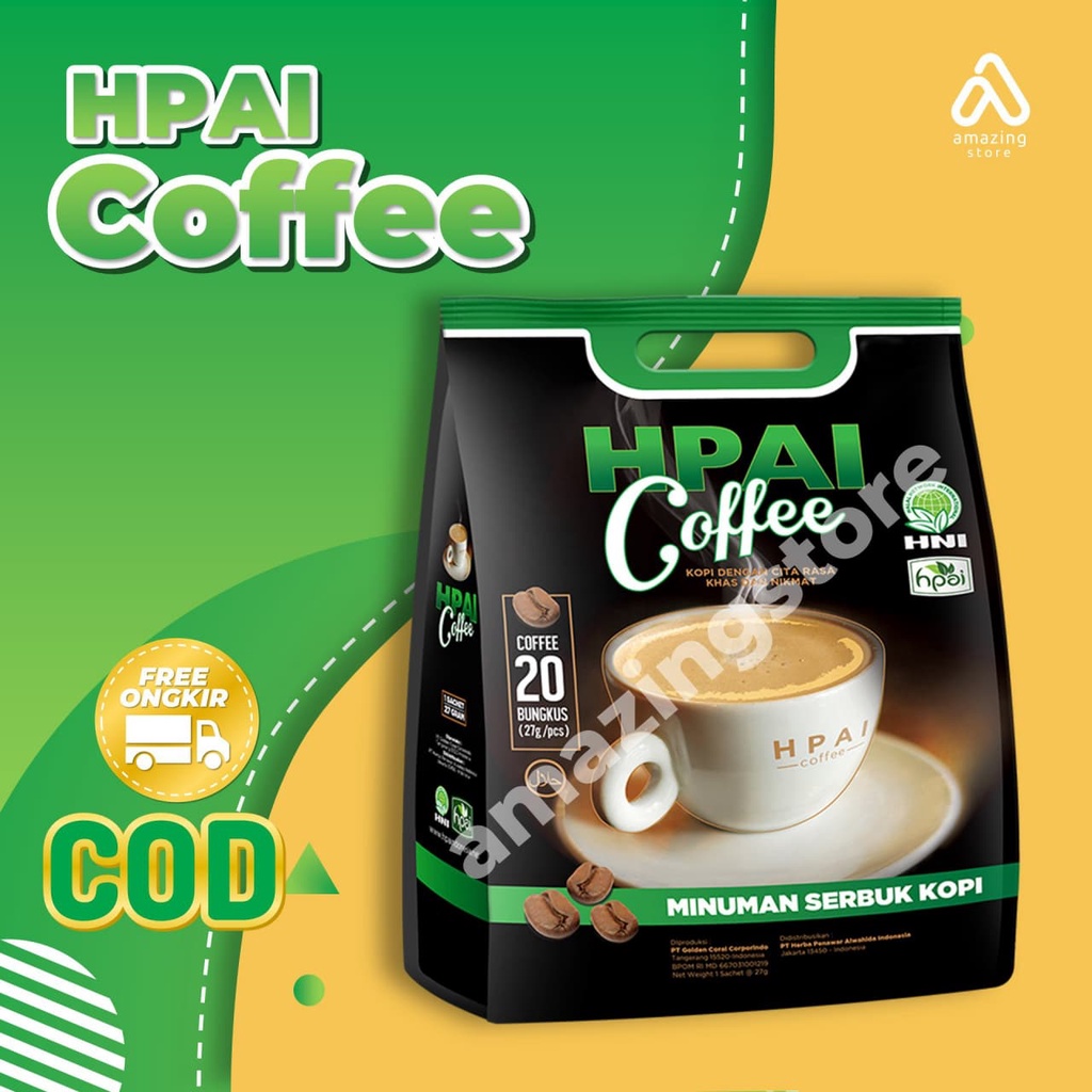 

HNI COFEE KOPI HITAM HNI HPAI 100% HERBAL ALAMI