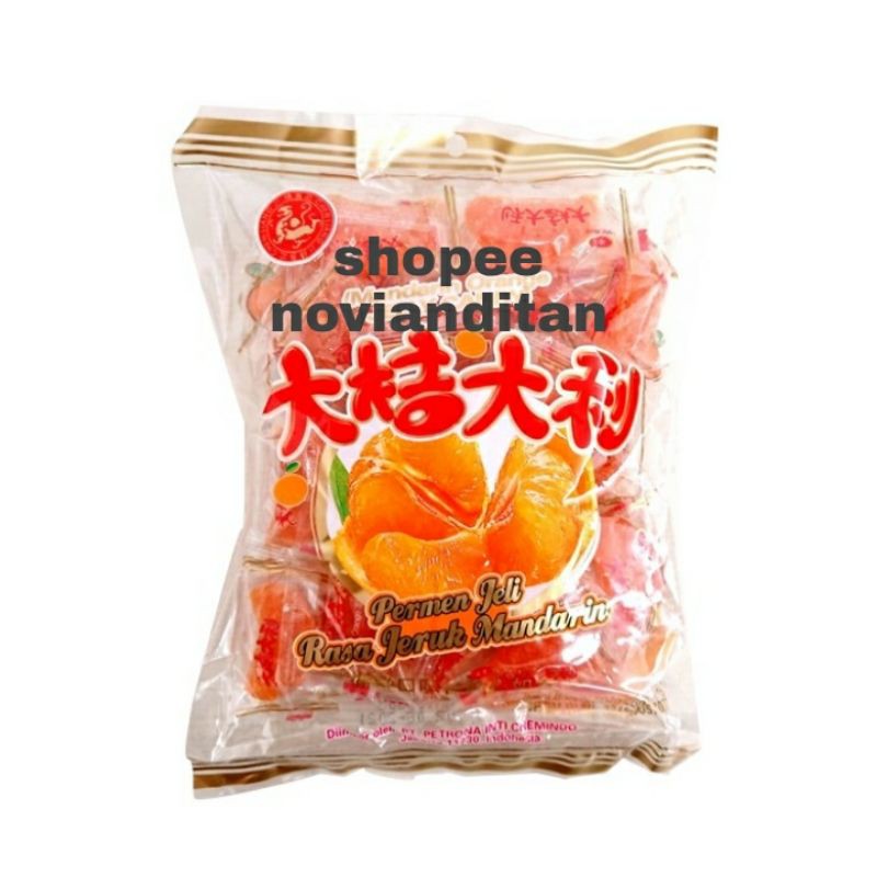 

PERMEN JELLY LUNAK RASA JERUK MANDARIN / ORANGE JELLY CANDY UK 500 GRAM