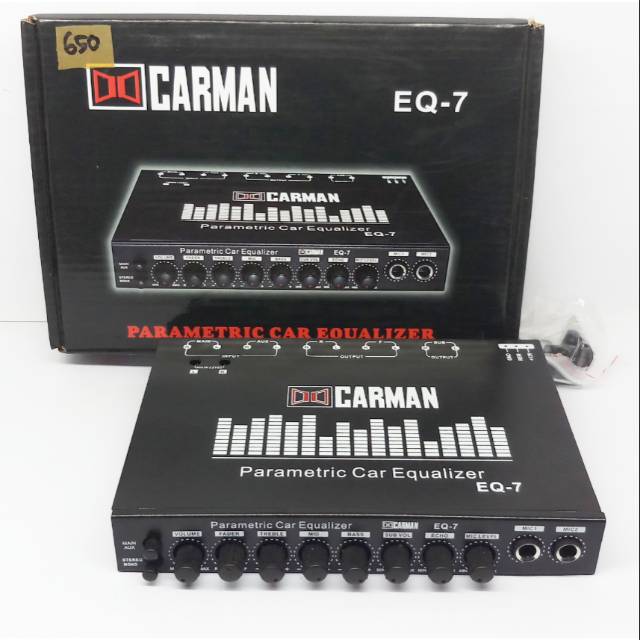 Parametrix Equalizer Carman EQ -7 . Pengatur suara  Audio Mobil