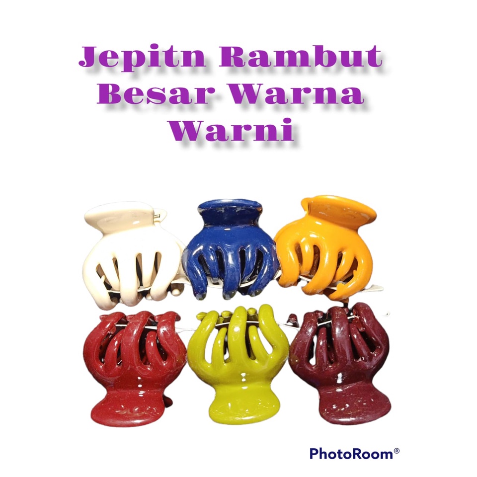 JEPITAN RAMBUT JEDAI RAMBUT WARNA UKURAN BESAR