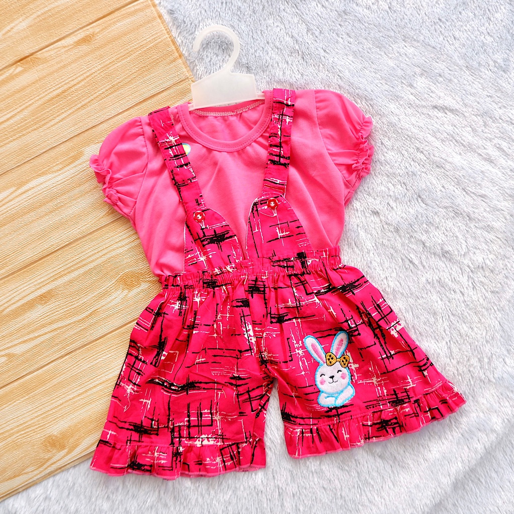 Stelan Pakaian 0-6 Bulan Baju & Jumper Kodok Anak Bayi Perempuan. Setelan Overal Baby Cewek Lucu & Murah-5