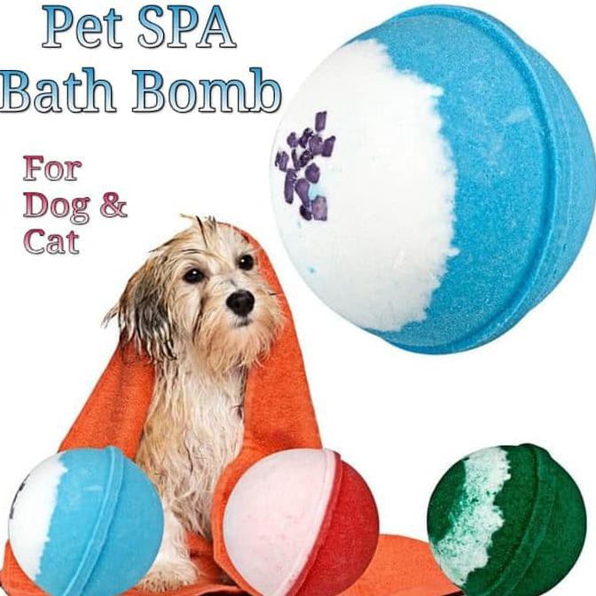 Pet Spa BATH BOMB Cat and Dog / Spa Hewan Anjing Kucing Aromatherapi