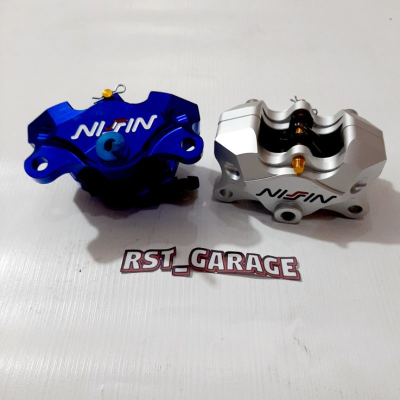 Kaliper nissin 2p 2piston original berkode (By Nissin) .