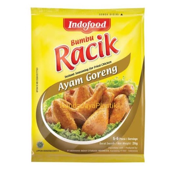 

Indofood Bumbu Racik Ayam Goreng 20 gram