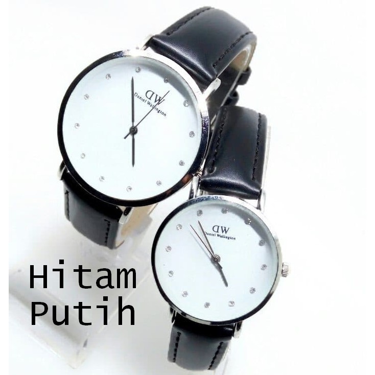 Jam Tangan DW WD DANIEL WELLINGTON Kulit Permata 3 Jarum
