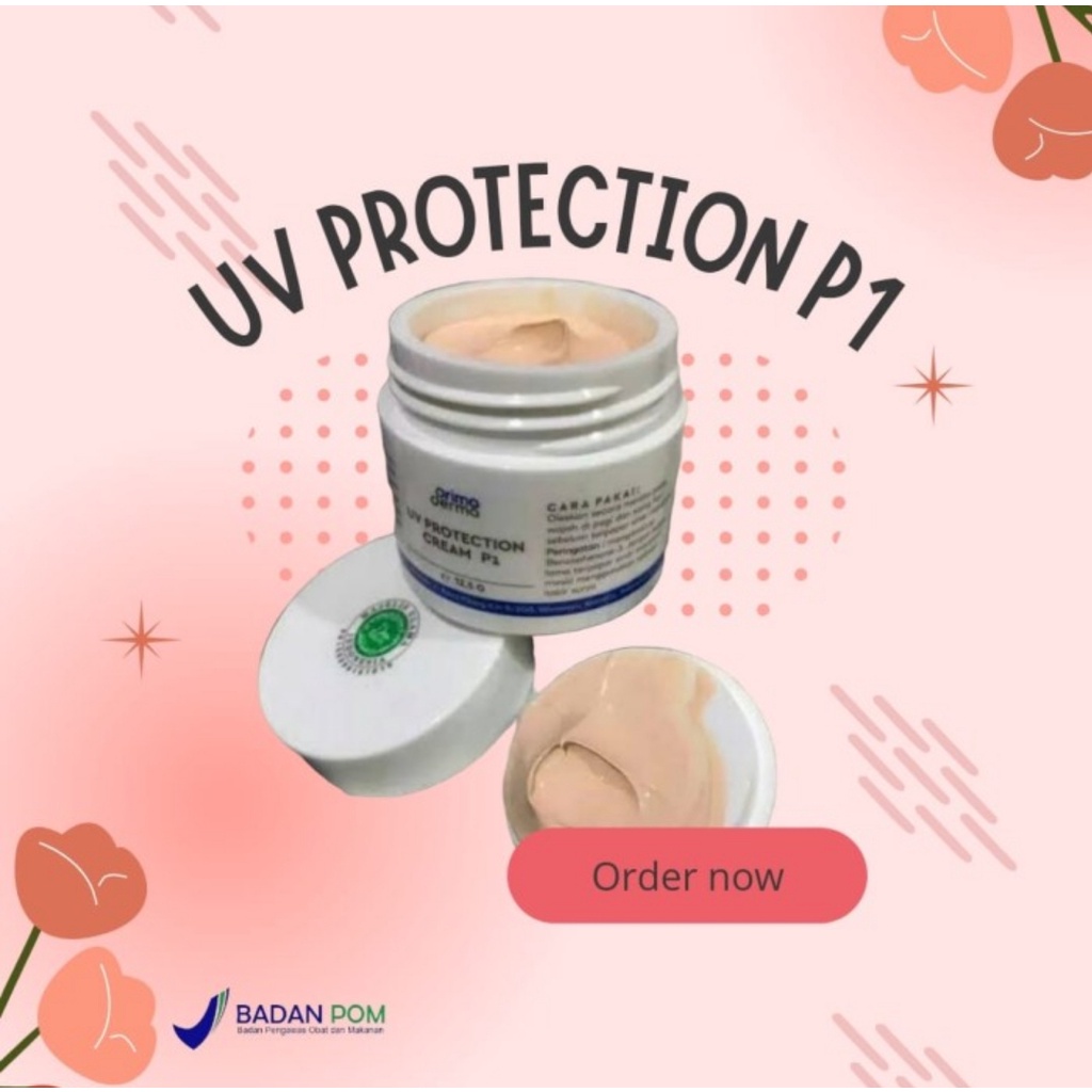 Primaderma uv protection p1 kemasan baru wara coklat isi 12,5 gr