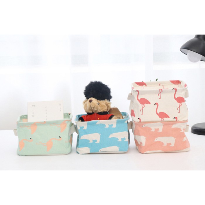 

Kotak Serbaguna Kanvas Ostrich & Polar Bear