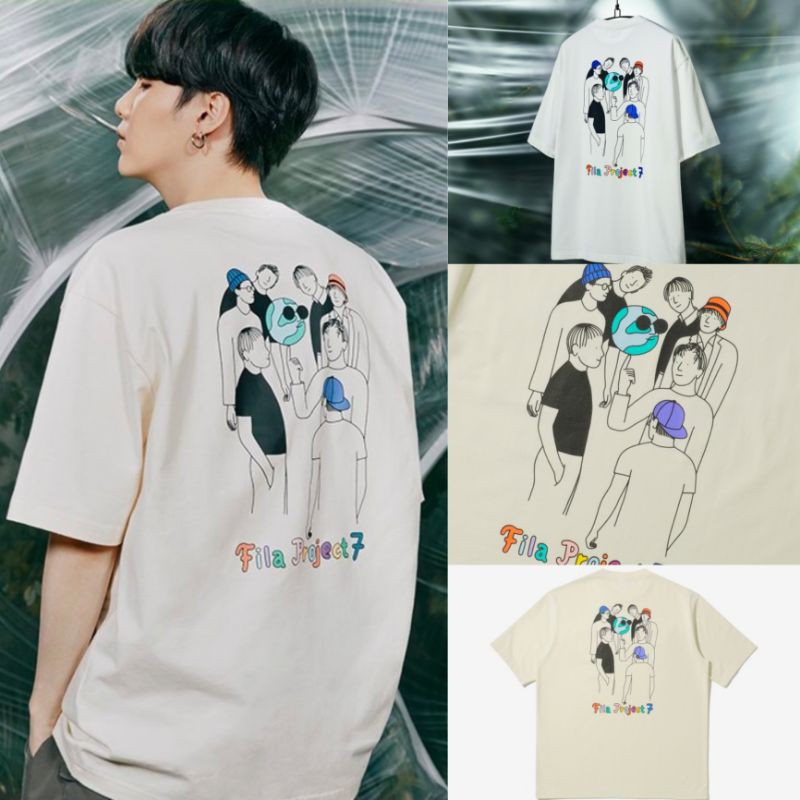 TSHIRT SUGA BTS BACK TO NATURE fila