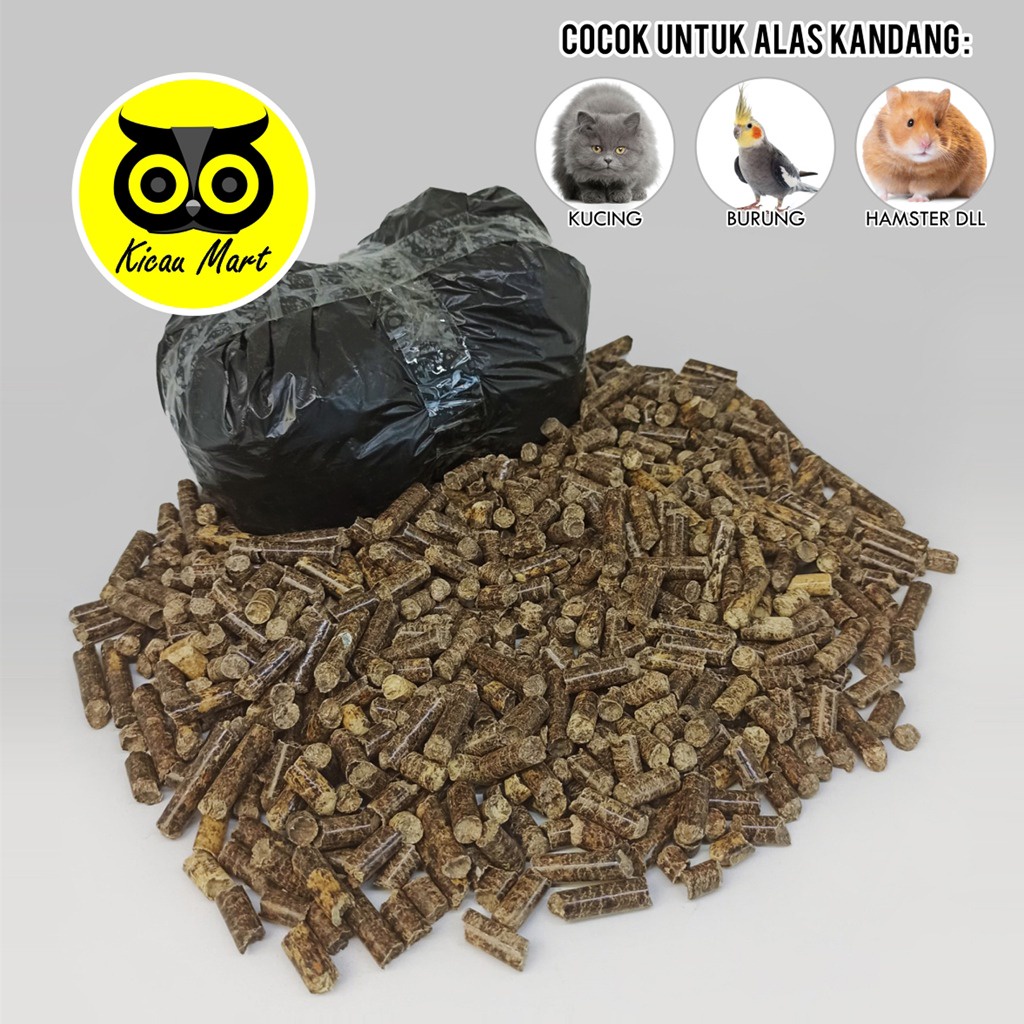 WOOD PELLET PELET 1 KG ALAS KANDANG HEWAN KUCING BURUNG KELINCI HAMSTER SUGAR GLIDER HEWAN PET BEDDING LITTER PASIR KUCING WOOD PELLET PINE PELLET PELET KAYU ALAS TIDUR KANDANG KUCING PIYIK LOVEBIRD REPACK 1 KG WDPL1