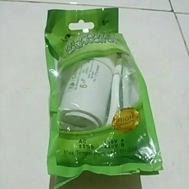 Kapasitor 6uf/450V.AC