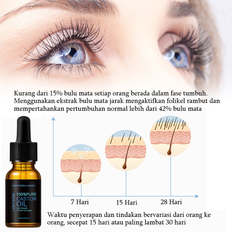 Eyelash serum Serum bulu mata dan alis Penumbuh bulu mata Penumbuh Alis &amp; Bulu Mata Cepat Instant | Eyelash Extension &amp; Brow Growth Serum