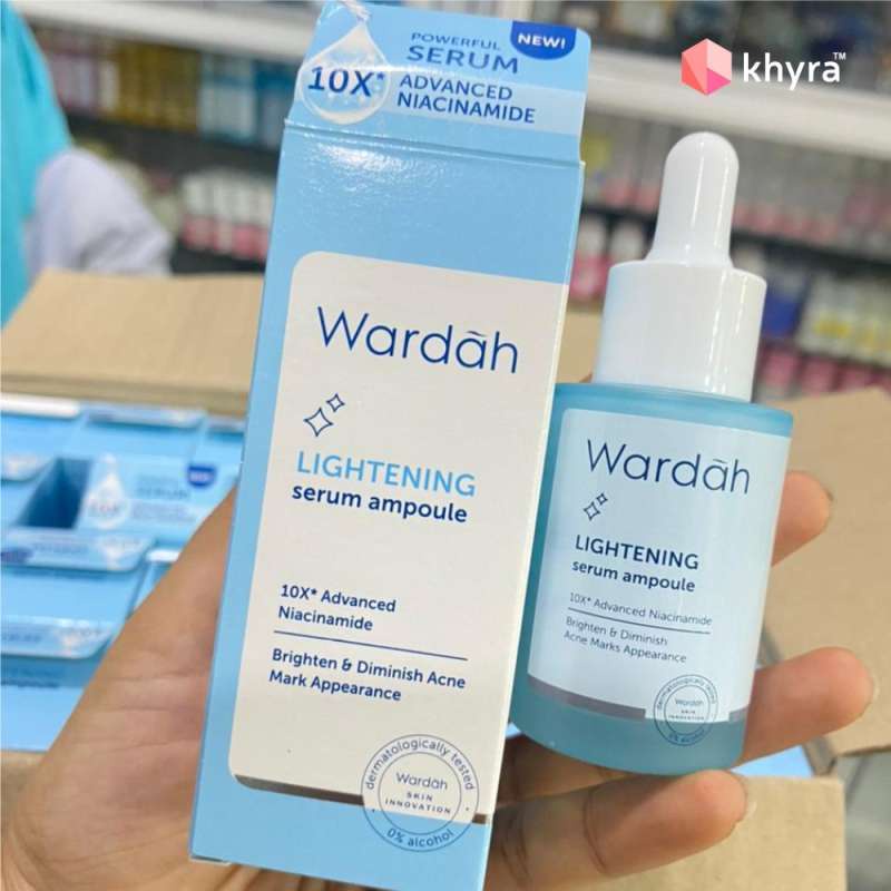 Wardah Lightening Serum Ampoule 5 ml dan 30 ml, Serum dengan 10X Advanced Niacinamide