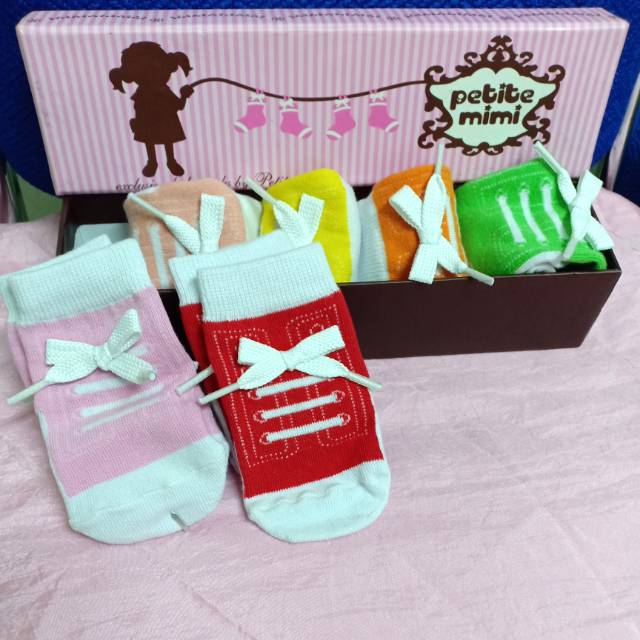  Kaos  kaki  petite mimi kaos  kaki  isi 6 Socks anak  Bayi 