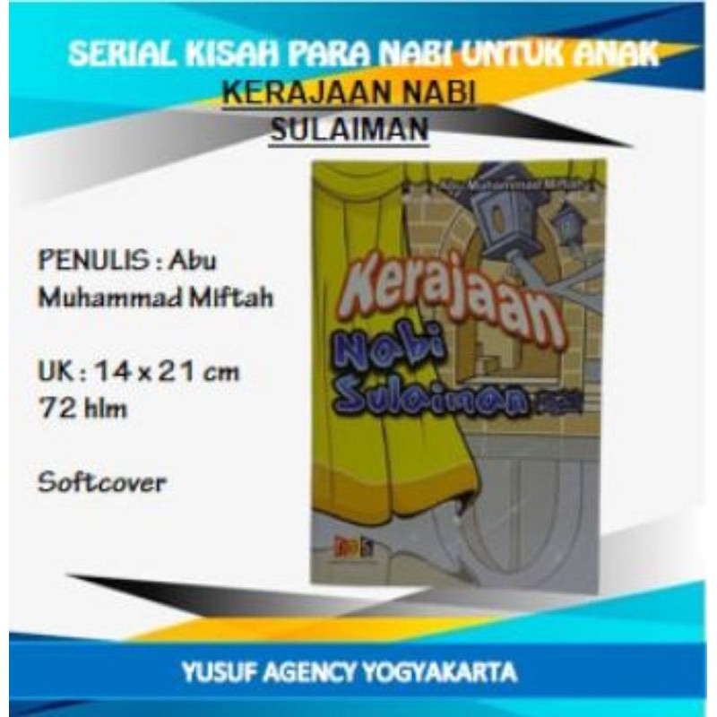 Serial Kisah Para Nabi Untuk Anak "Kerajaan Nabi Sulaiman"