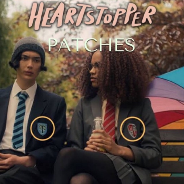 Heartstopper School Patches | Truham & Higgs