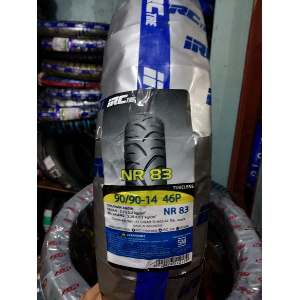 BAN TUBLES MATIC IRC 90/90.14 FREE PENTIL BAN BELAKANG FOR ALL MATIC
