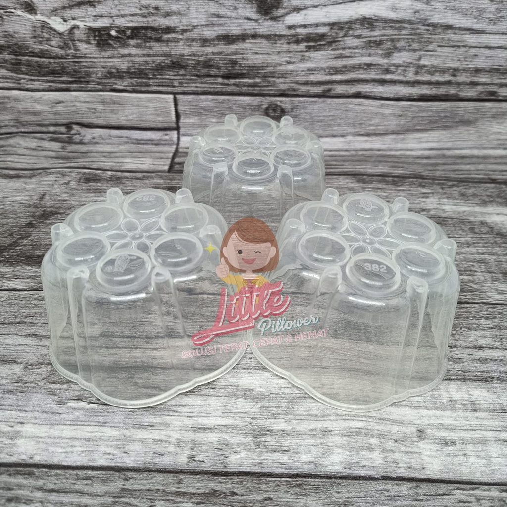 LPD (Peony) Cetakan Bunga Peony - Cetakan Puding Kue Agar Coklat