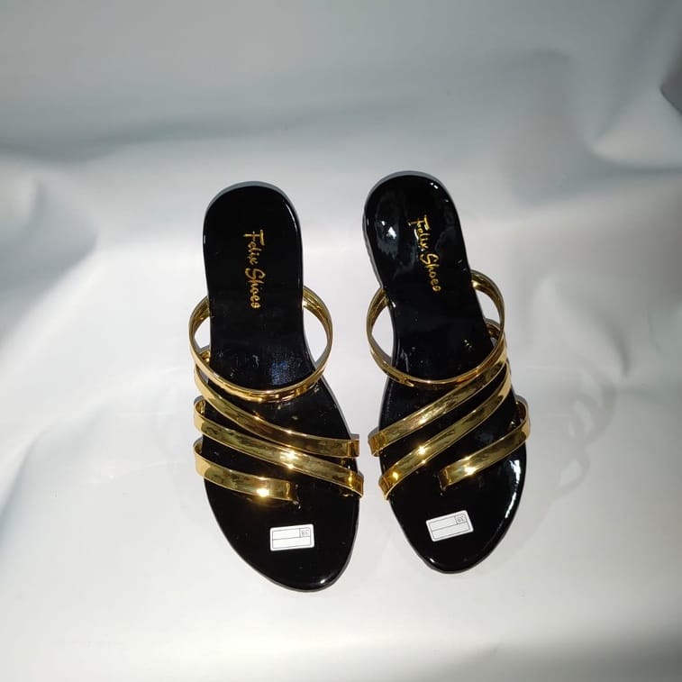 SANDAL WANITA FLIP FLOP KARET TALI GLOSSY SANDAL MANOHARA