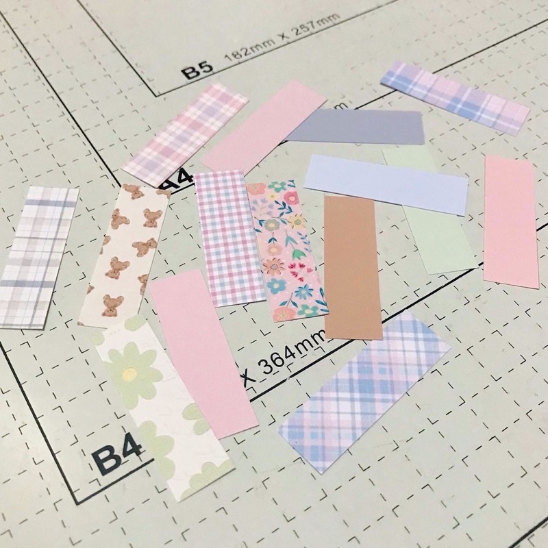 

washi sticker - washitape - sticker deco