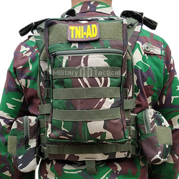 Rompi Body Vest Tactical | Body Vest Tactical | Body Vest Polisi | Rompi Pelindung Dada | Free Dummy Plate | Bisa COD