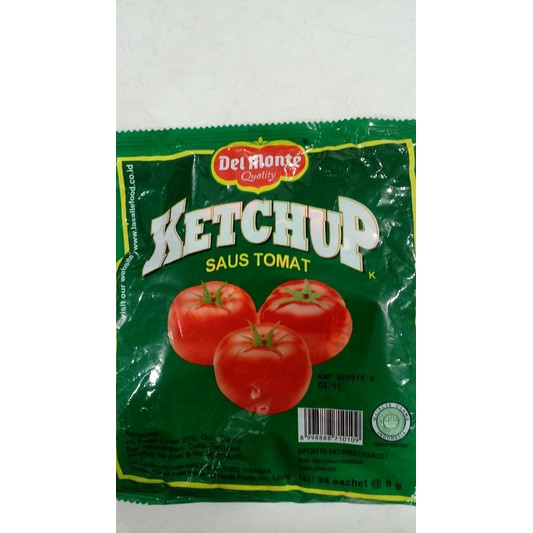 

Del Monte Saus Tomat 24 Sachets/Sticks per Pack