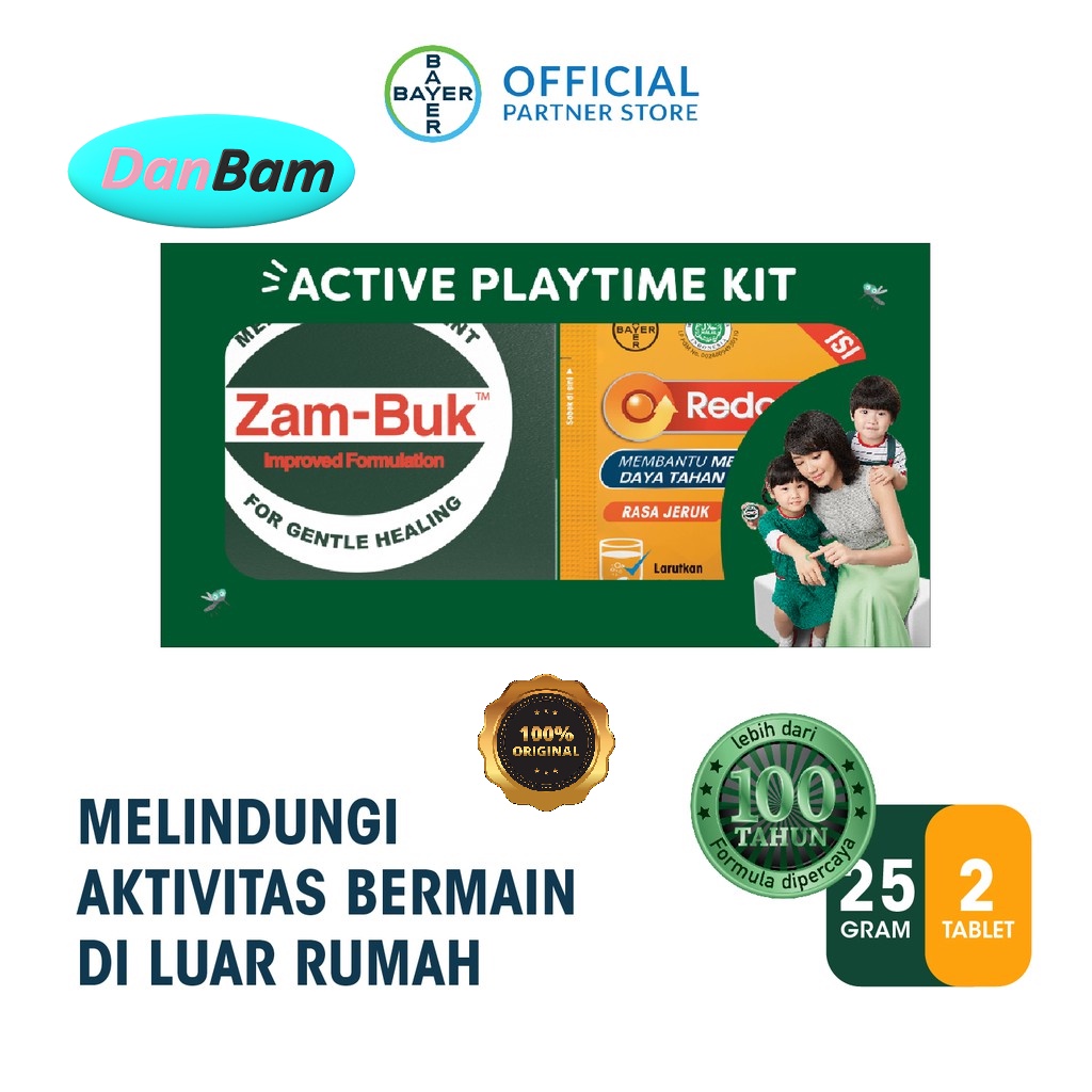 Zambuk 25 gram &amp; Redoxon Sachet